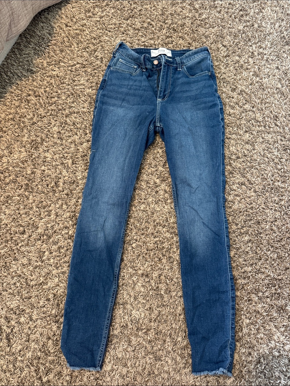 Hollister Mid-Dark Blue Skinny Jeans